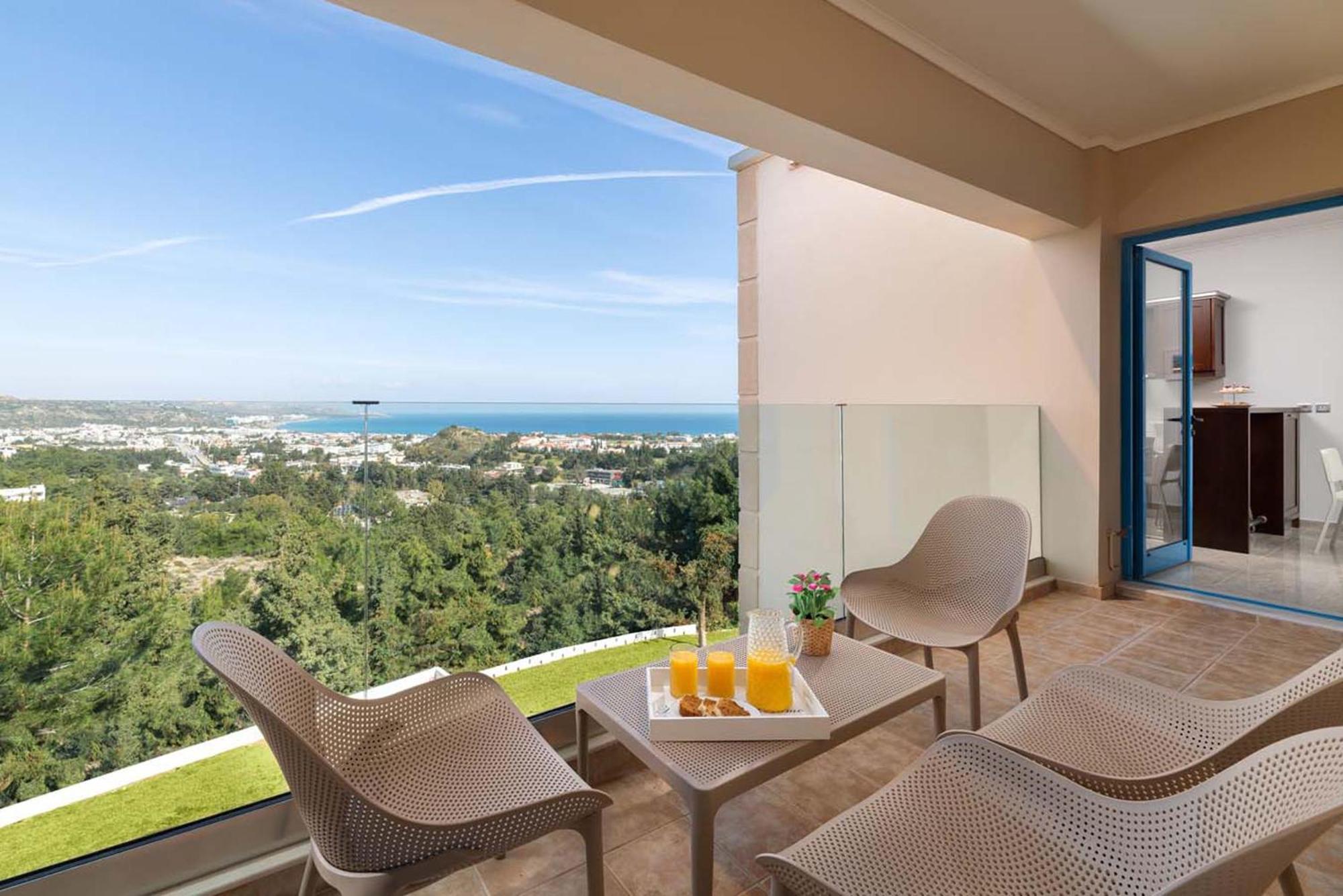 Апартаменты Aegean View Estates Фалираки Экстерьер фото